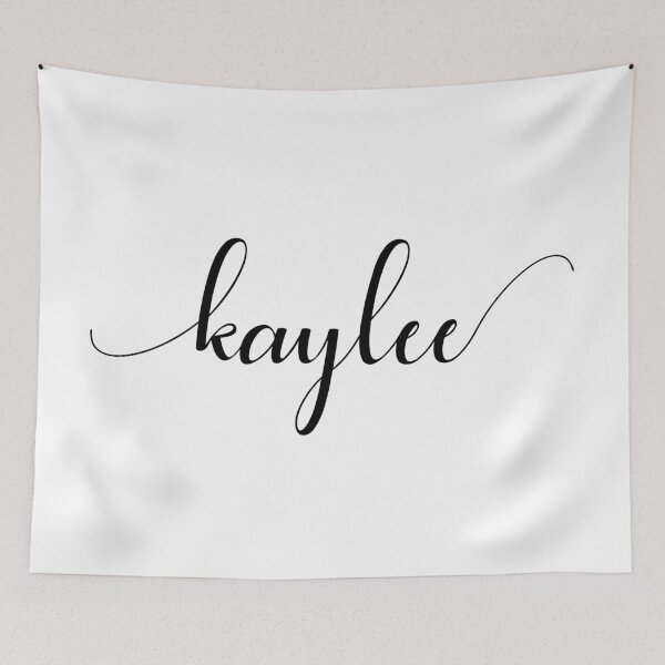Item preview, Kaylee - Custom name on delicate black cursive font designed and sold by To the Lua.