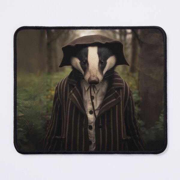 Item preview, Dapper Badger in the Woods designed and sold by Sillytoe.