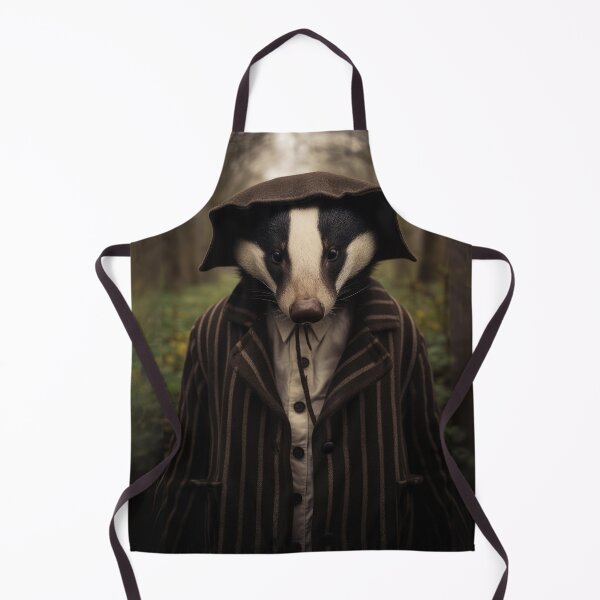 Item preview, Dapper Badger in the Woods designed and sold by Sillytoe.