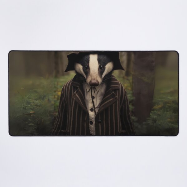 Item preview, Dapper Badger in the Woods designed and sold by Sillytoe.