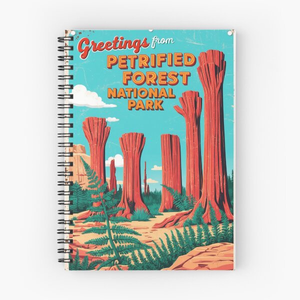 Item preview, Petrified Forest National Park Postcard Vintage Retro Travel designed and sold by TravelPostcardGems.