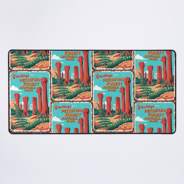 Item preview, Petrified Forest National Park Postcard Vintage Retro Travel designed and sold by TravelPostcardGems.