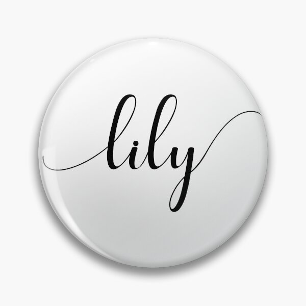 Item preview, Lily - Custom name on delicate black cursive font designed and sold by To the Lua.