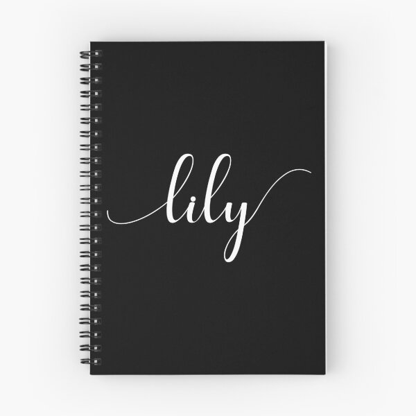 Item preview, Lily - Custom name on delicate black cursive font designed and sold by To the Lua.