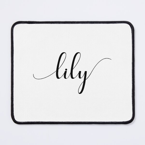 Item preview, Lily - Custom name on delicate black cursive font designed and sold by To the Lua.