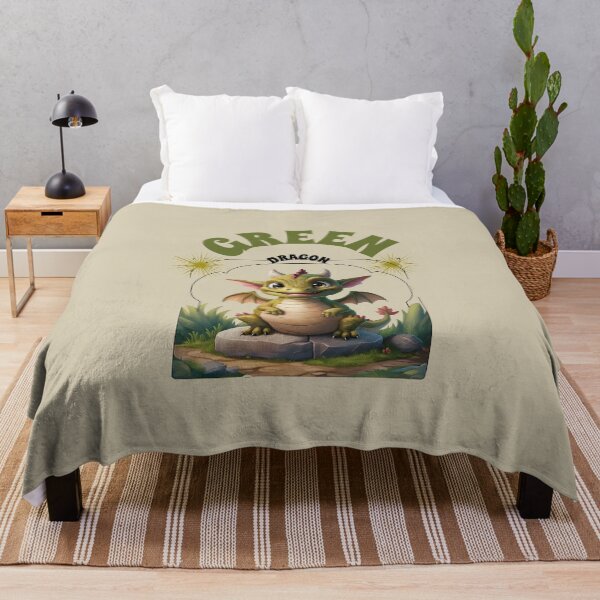 Item preview, Cute green dragon in my garden designed and sold by AldeaPod.
