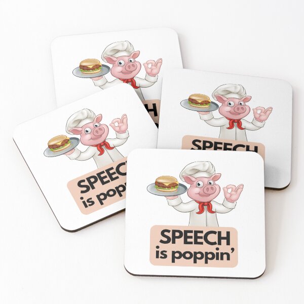 Item preview, speech is poppin' designed and sold by Awiseowl.