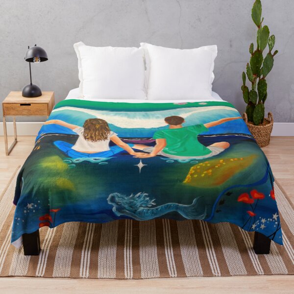 Item preview, Original art - Lovers in front of a wave designed and sold by GabiVitryArt.