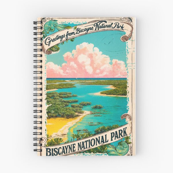 Item preview, Biscayne National Park Postcard Vintage Retro Travel designed and sold by TravelPostcardGems.