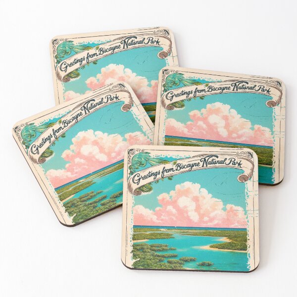Item preview, Biscayne National Park Postcard Vintage Retro Travel designed and sold by TravelPostcardGems.