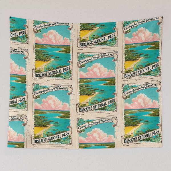 Item preview, Biscayne National Park Postcard Vintage Retro Travel designed and sold by TravelPostcardGems.