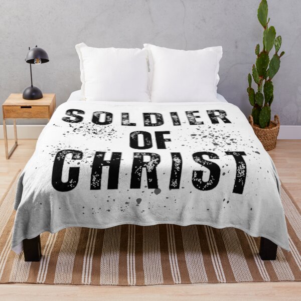 Item preview, Soldier of Christ (black) designed and sold by CherishedCloset.