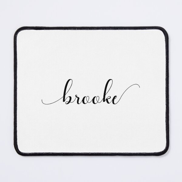 Item preview, Brooke - Custom name on delicate black cursive font designed and sold by To the Lua.