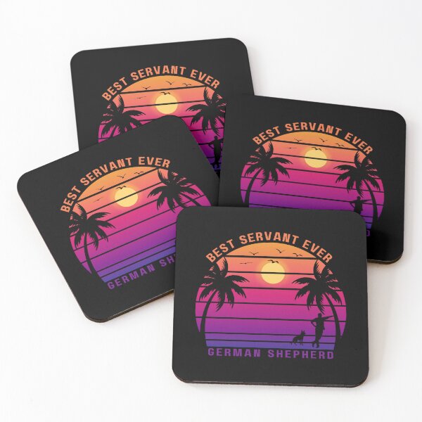 Item preview, German Shepherd - Best Servant Ever - Exclusive Retro Designs for Pet Owners designed and sold by Techflare.