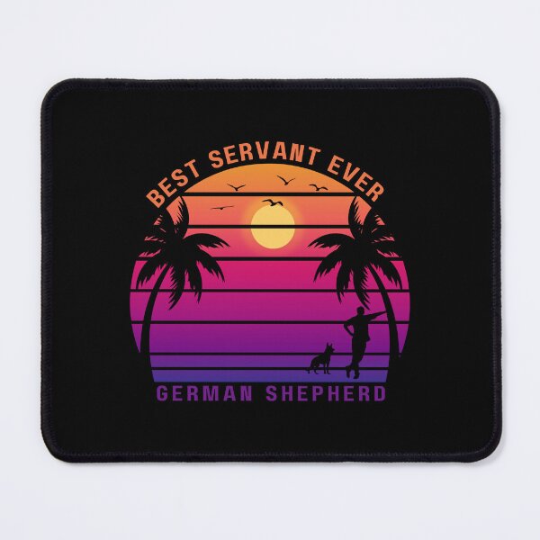Item preview, German Shepherd - Best Servant Ever - Exclusive Retro Designs for Pet Owners designed and sold by Techflare.