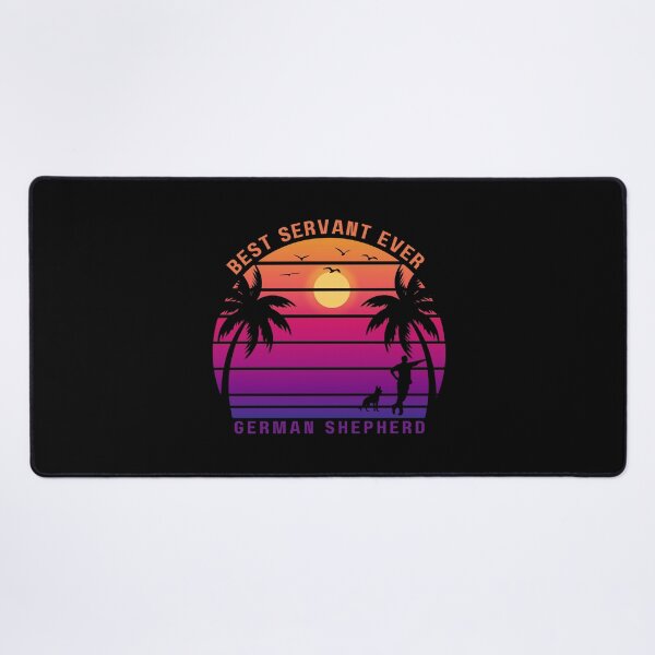 Item preview, German Shepherd - Best Servant Ever - Exclusive Retro Designs for Pet Owners designed and sold by Techflare.