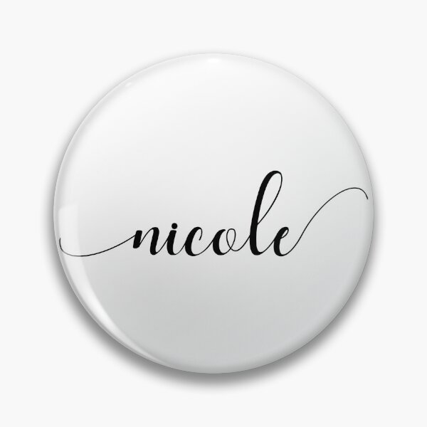 Item preview, Nicole - Custom name on delicate black cursive font designed and sold by To the Lua.
