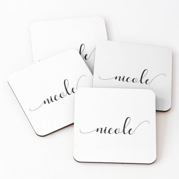 Item preview, Nicole - Custom name on delicate black cursive font designed and sold by To the Lua.