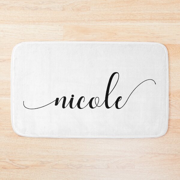 Item preview, Nicole - Custom name on delicate black cursive font designed and sold by To the Lua.
