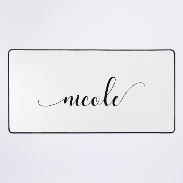 Item preview, Nicole - Custom name on delicate black cursive font designed and sold by To the Lua.