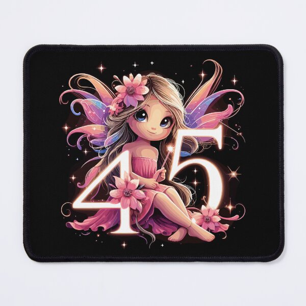 Item preview, 45 years fairy elf birthday anniversary gift designed and sold by Pineapple-Tree.