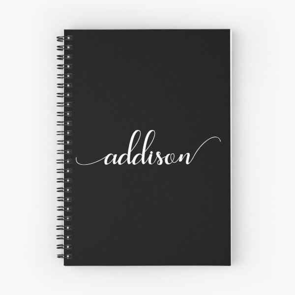 Item preview, Addison - Custom name on delicate black cursive font designed and sold by To the Lua.