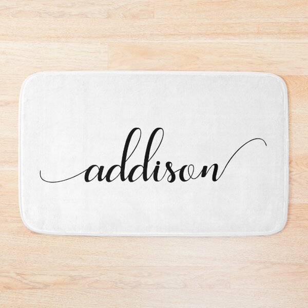 Item preview, Addison - Custom name on delicate black cursive font designed and sold by To the Lua.