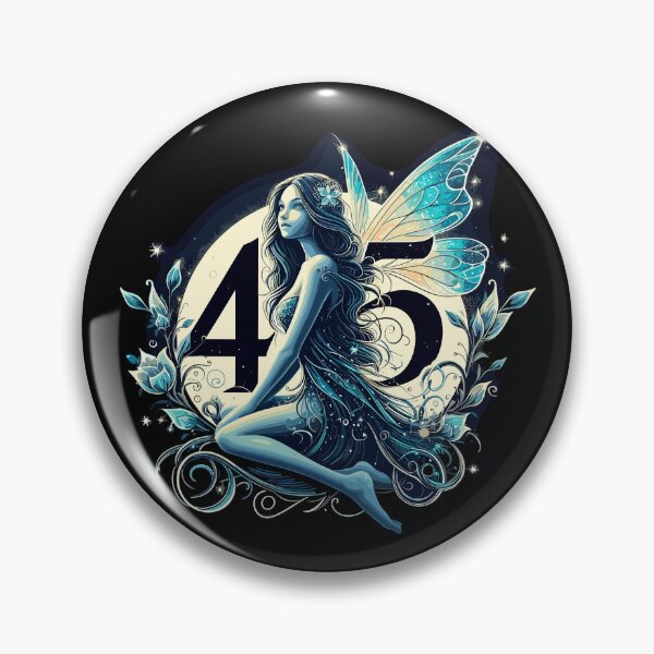 Item preview, 45 years fairy elf birthday anniversary gift designed and sold by Pineapple-Tree.