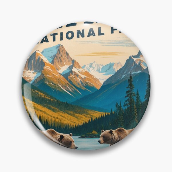 Item preview, Katmai National Park Postcard Vintage Retro Travel designed and sold by TravelPostcardGems.