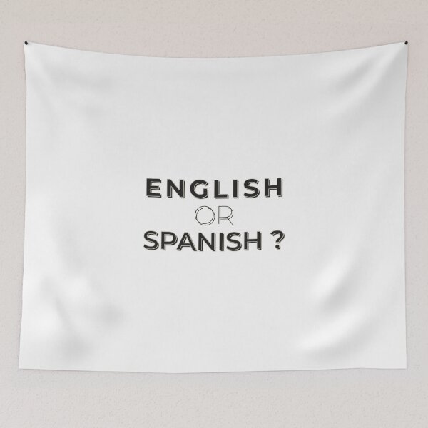 Item preview, English or Spanish ? designed and sold by Khial.