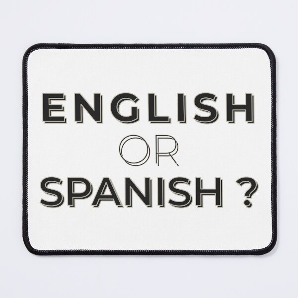 Item preview, English or Spanish ? designed and sold by Khial.