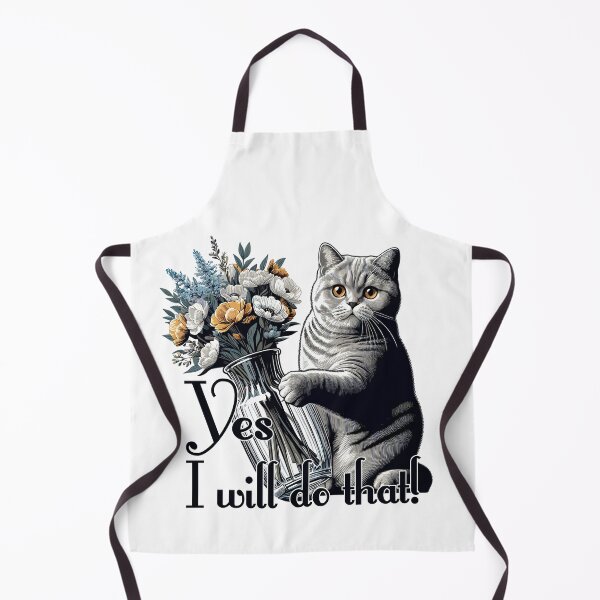 Item preview, BKH British Shorthair Cat Vase tipping over gift designed and sold by Pineapple-Tree.