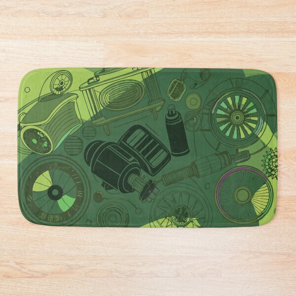 Item preview, Abstract Mechanics: Motor and Car Parts Puzzle designed and sold by AlienSativo.