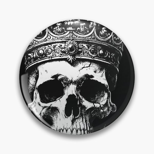 Item preview, Dark Art Skull Crown Skull King Throne Prince Vintage Grunge Tattoo designed and sold by MORSPECTIVE.