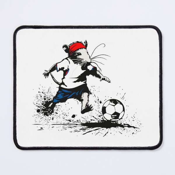 Item preview, Kickin´Rat: Football fan (France jersey) designed and sold by flamenco-verde.