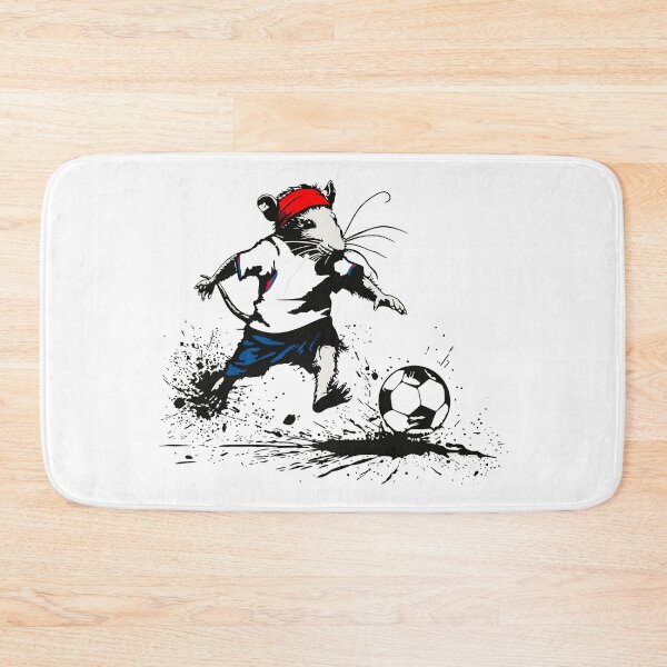 Item preview, Kickin´Rat: Football fan (France jersey) designed and sold by flamenco-verde.