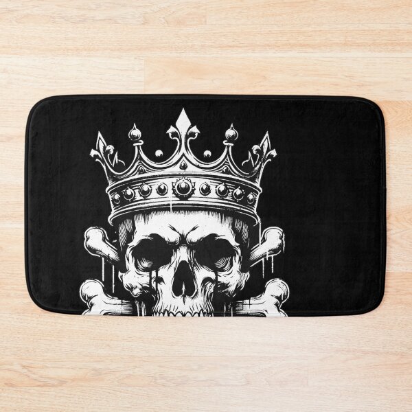 Item preview, Dark Art Skull Crown Skull King Throne Prince Vintage Grunge Tattoo designed and sold by MORSPECTIVE.