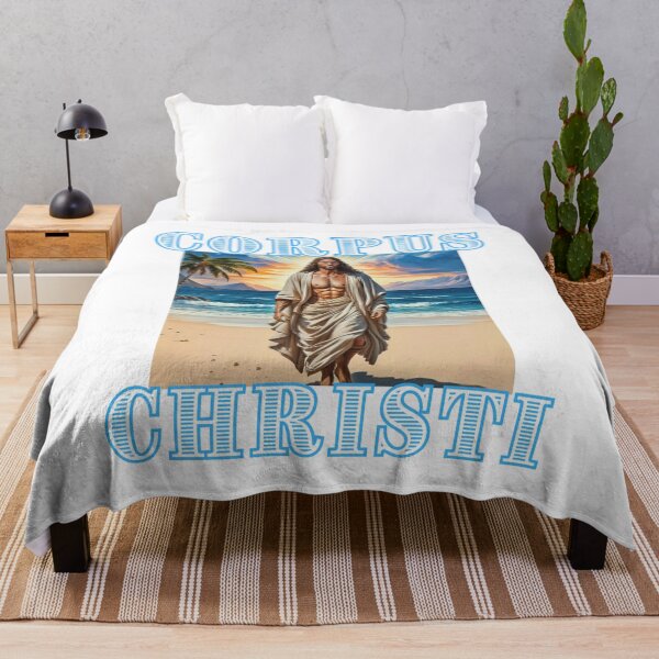 Item preview, Corpus Christi of Jesus Christ  on the beach happy christian american gifts  designed and sold by thankful-loco.