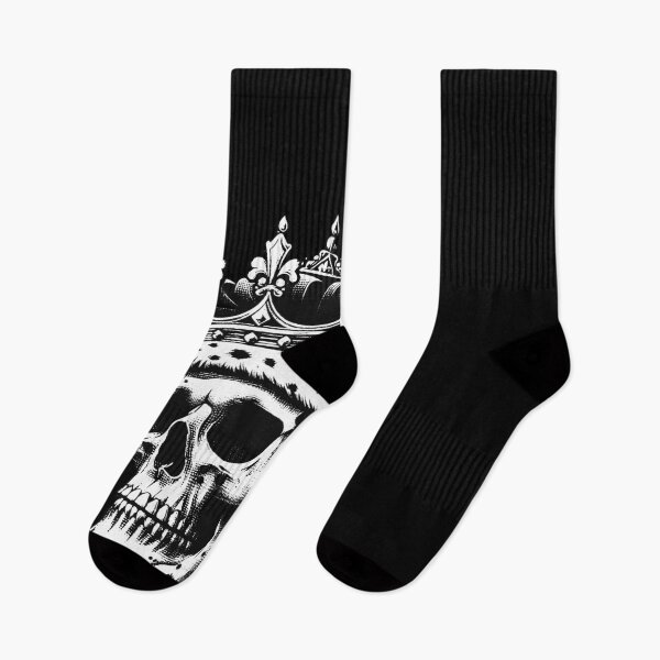 Item preview, Dark Art Skull Crown Skull King Throne Prince Vintage Grunge Tattoo designed and sold by MORSPECTIVE.