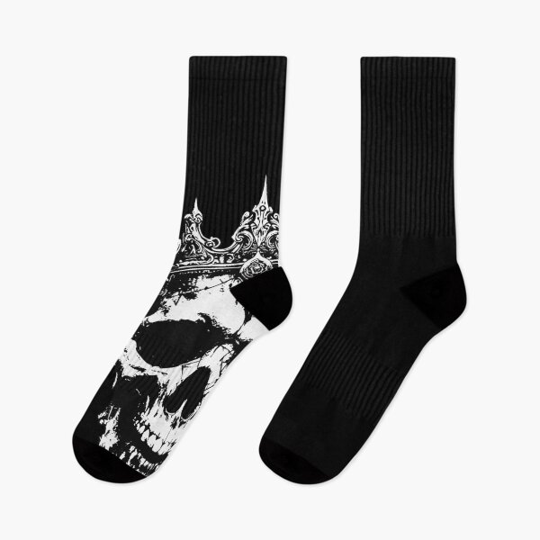 Item preview, Dark Art Skull Crown Skull King Throne Prince Vintage Grunge Tattoo designed and sold by MORSPECTIVE.