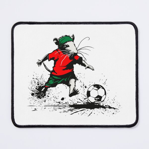 Item preview, Kickin´Rat: Football fan (Portugal jersey) designed and sold by flamenco-verde.
