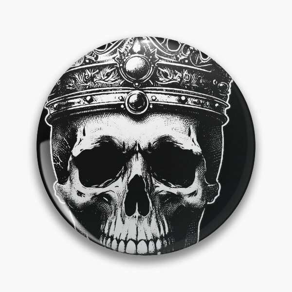 Item preview, Dark Art Skull Crown Skull King Throne Prince Vintage Grunge Tattoo designed and sold by MORSPECTIVE.
