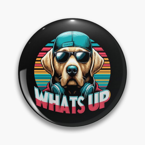 Item preview, Dudley Labrador What's up cool dog gift designed and sold by Pineapple-Tree.