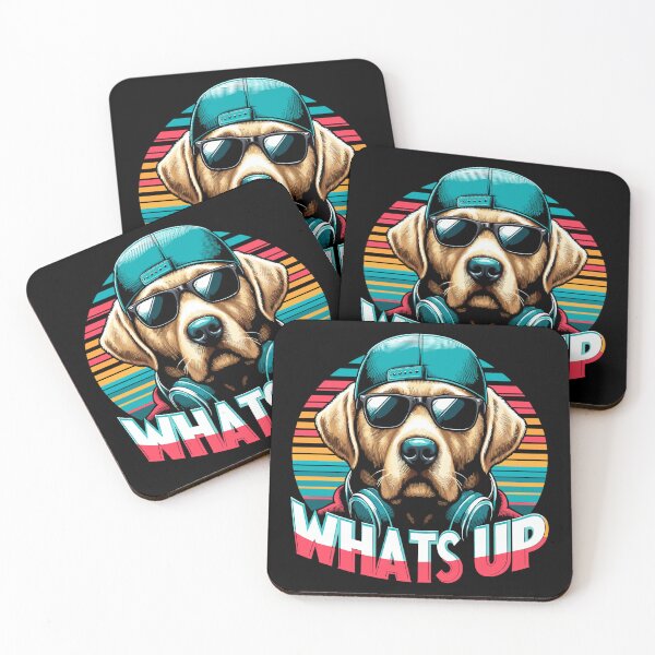 Item preview, Dudley Labrador What's up cool dog gift designed and sold by Pineapple-Tree.