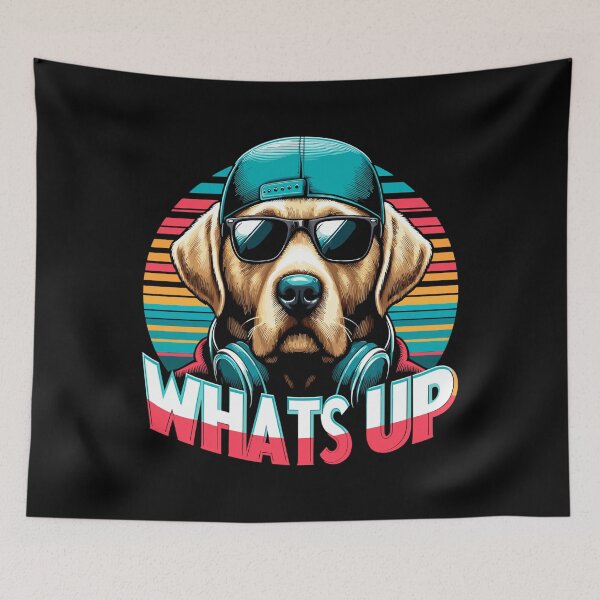 Item preview, Dudley Labrador What's up cool dog gift designed and sold by Pineapple-Tree.