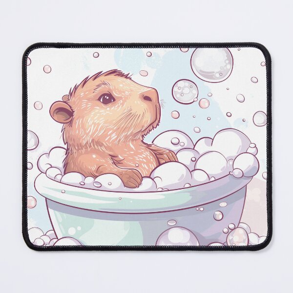 Item preview, Bubble Bath Capybara designed and sold by Chaotic Cuties.