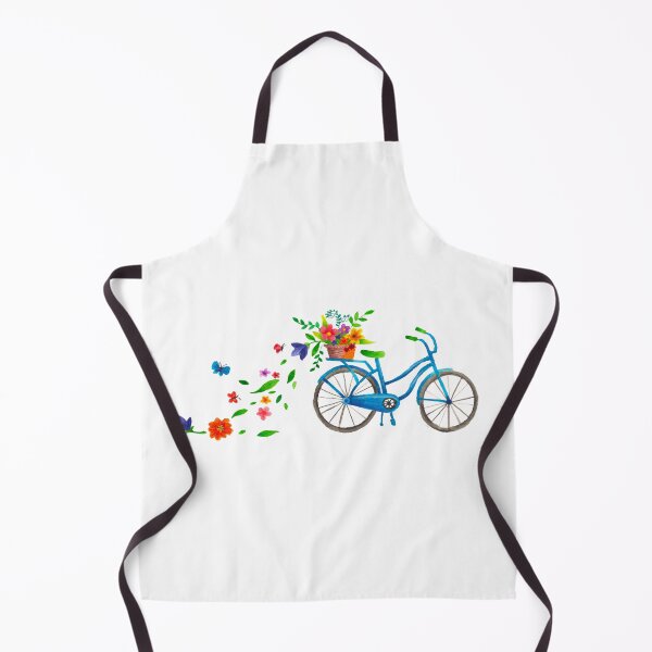 Item preview, Bike with Flowers designed and sold by vinamous.
