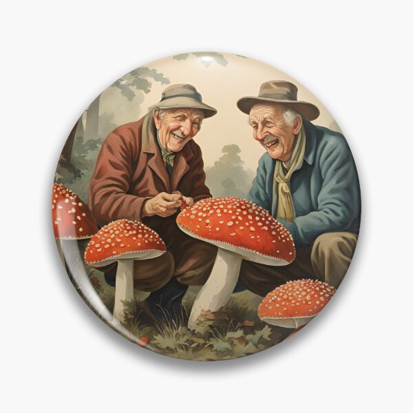 Item preview, Eternal Youth Expedition: Mushroom-Hunting Seniors designed and sold by GorinART.