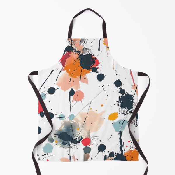 Item preview, Vibrant abstract painting with splashes of various colors on a black background, creating a dynamic and lively composition. designed and sold by ManeeStore.