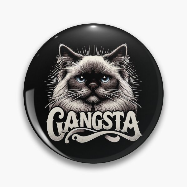 Artikelvorschau, Heilige Birma Katze Birmakatze Gangsta Geschenk entworfen und verkauft von Pineapple-Tree.